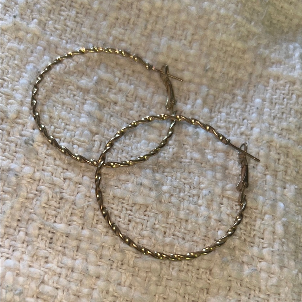 Elegant Gold Hoop Earrings